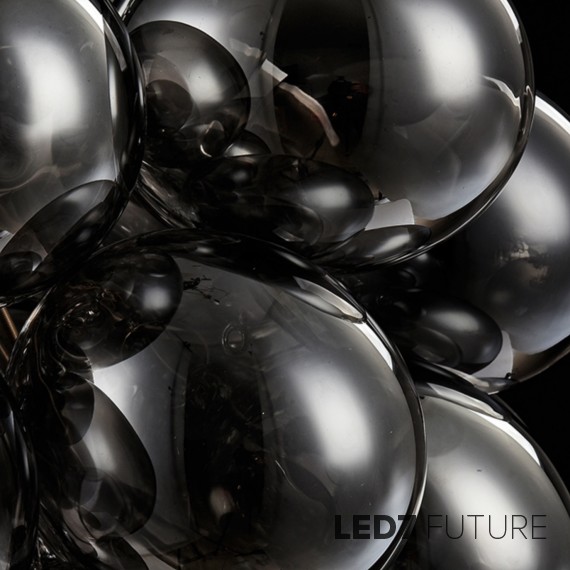 Innerspace - Bubbles Black Chandelier